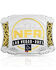 Montana Silversmiths Men's NFR 2021 Cinched Belt Buckle, Silver, hi-res