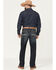 Image #3 - Ariat Men's Boot Barn Exclusive Bart Keith Dark Wash Relaxed Straight Denim Jeans, Dark Wash, hi-res