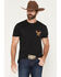 Image #2 - Ariat Men's Rustic Eagle Short Sleeve Graphic T-Shirt, Black, hi-res