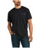 Image #1 - Ariat Men's Rabar Polartec Elite All Season Work Pocket T-Shirt, Black, hi-res