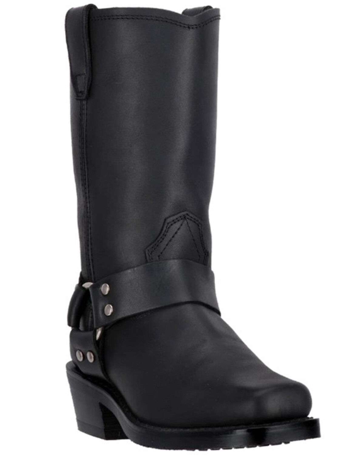 Image #1 - Dingo Women's Molly Harness Boots - Square Toe, Black, hi-res