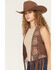 Image #2 - Shyanne Women's Simpson Embellished Fringe Faux Suede Vest, Brown, hi-res
