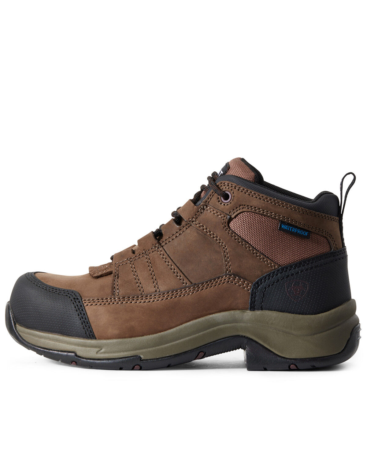 Image #2 - Ariat Women's Telluride Waterproof Work Boots - Composite Toe, Brown, hi-res