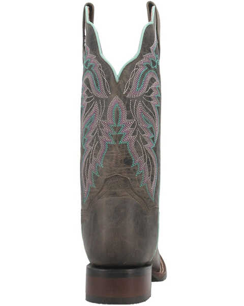 Image #5 - Dan Post Women's Kendall Western Performance Boots - Broad Square Toe, Black, hi-res