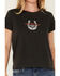 Image #3 - Levi's Women's Logo Horseshoe Short Sleeve Graphic Tee, Black, hi-res