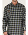 Image #3 - Hawx Men's FR Buffalo Plaid Print Long Sleeve Button-Down Work Shirt - Big, Navy, hi-res