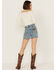 Image #3 - Wrangler Retro Women's Light Wash Bailey High Rise Cutoff Denim Shorts, Light Wash, hi-res