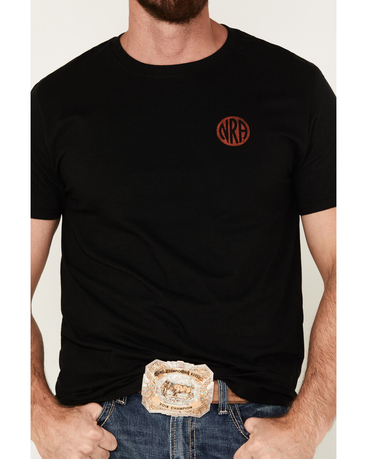 Image #4 - NRA Men's Freedom Eagle Short Sleeve Graphic T-Shirt, Black, hi-res