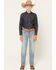 Image #1 - Ariat Boys' B4 Jones Light Wash Relaxed Bootcut Stretch Denim Jeans, Light Wash, hi-res