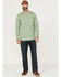 Image #2 - Hawx Men's Solid Loden Forge Long Sleeve Work Pocket T-Shirt - Tall , Loden, hi-res