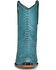 Image #3 - Corral Women's Turquoise Exotic Python Skin Western Boots - Snip Toe, Turquoise, hi-res