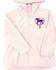 Shyanne Toddler Girls' Peplum Embroidered Horse Heart Zip-Front Hoodie, Pink, hi-res