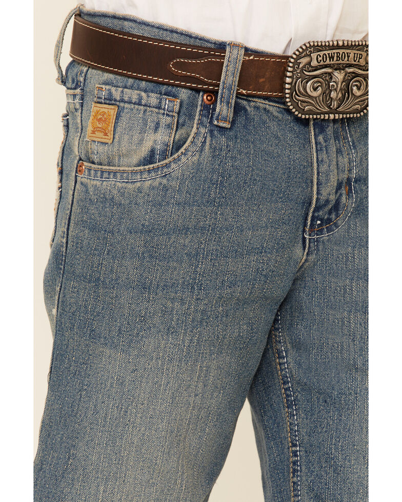 Cinch Boys' Tanner Regular Cut Jeans - 8-18 , Denim, hi-res