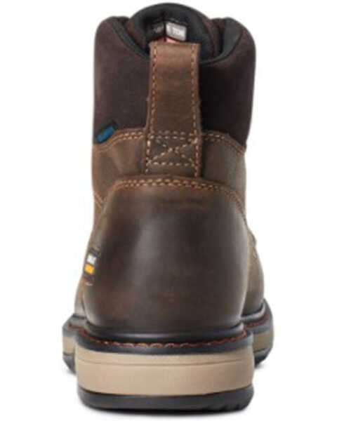 Ariat Women's Riveter Waterproof Work Boots - Composite Toe, Brown, hi-res