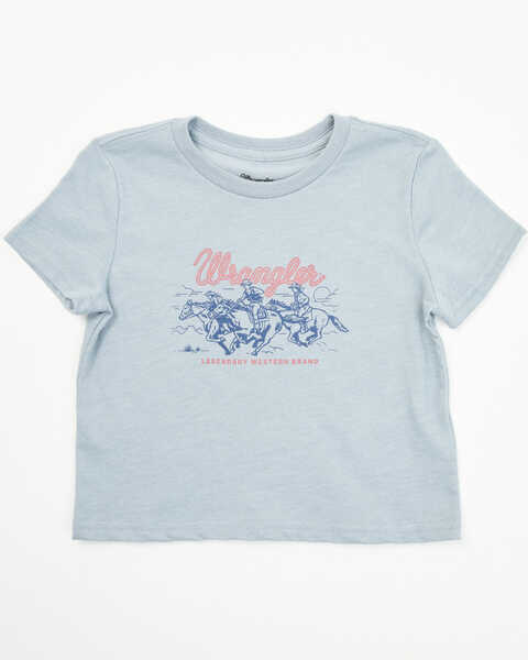 Image #1 - Wrangler Toddler Boys' Legendary Western Short Sleeve Graphic Print T-Shirt , Grey, hi-res