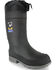 Image #1 - Chinook Men's BadAxe Waterproof Work Boots - Steel Toe, Black, hi-res