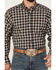 Image #3 - Ariat Men's Karter Plaid Print Long Sleeve Button-Down Stretch Western Shirt, Tan, hi-res