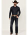 Image #1 - Cody James Men's Night Ranger Wash Wyatt Slim Bootcut Stretch Denim Jeans, Dark Wash, hi-res
