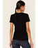 ACDC Women's Back In Black Logo Short Sleeve Tee , Black, hi-res
