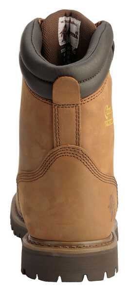 Image #13 - Chippewa Men's Heavy Duty Waterproof & Insulated Aged Bark 8" Work Boots - Round Toe, Bark, hi-res