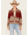 Image #1 - Pendleton Women's Alpine Print Zip Cardigan, Natural, hi-res