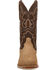 Image #4 - Dan Post Men's Ironhide Hippopotamus Print Western Boots - Square Toe, Tan, hi-res