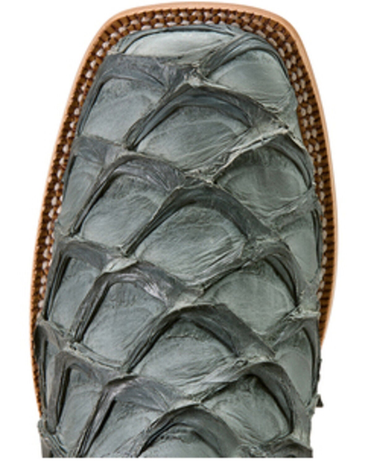 Image #4 - Ariat Men's Ashwood Exotic Pirarucu Western Boots - Broad Square Toe, Blue, hi-res
