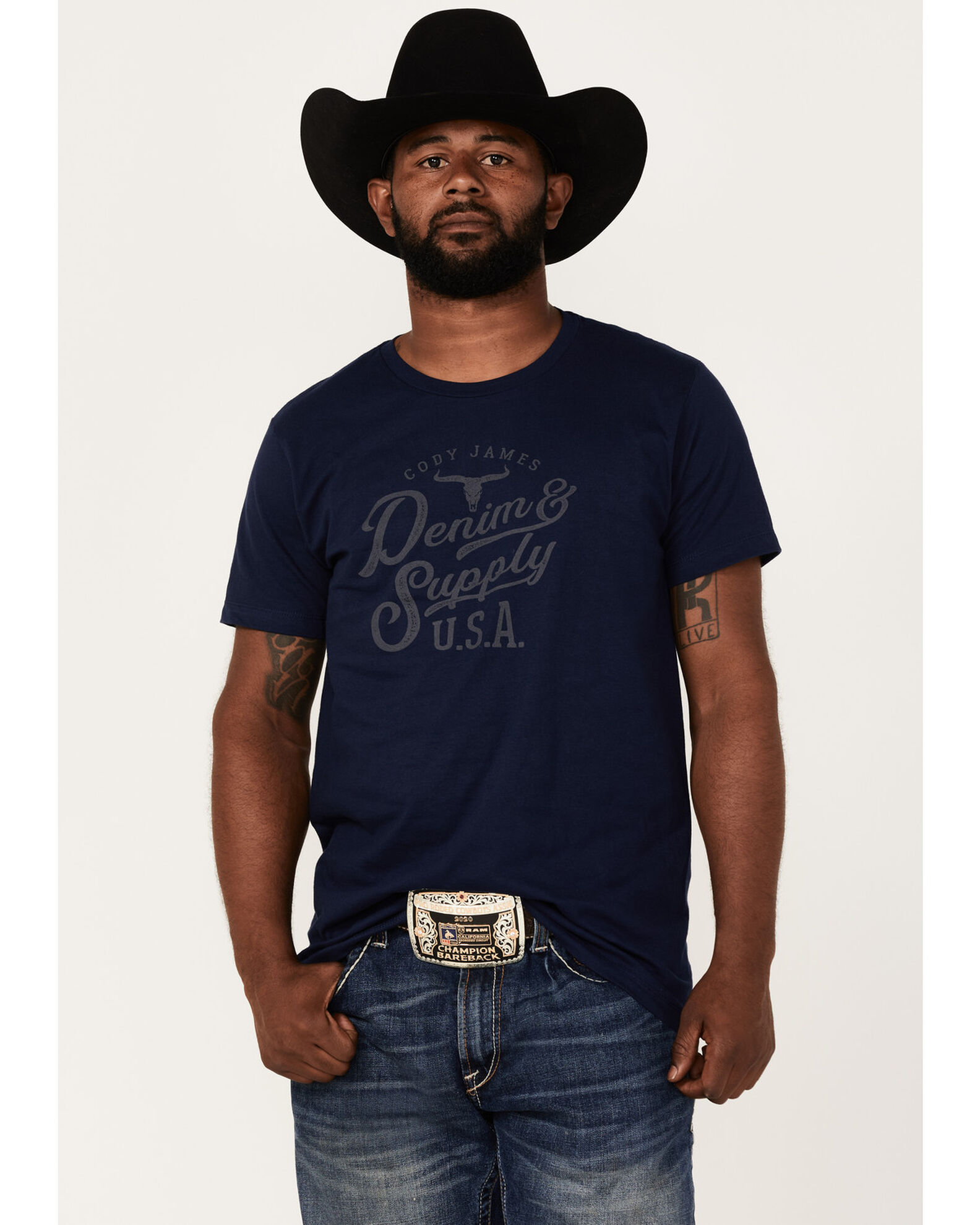 Cody James Men s Denim Supply USA Logo Graphic T Shirt Sheplers