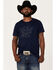 Image #1 - Cody James Men's Denim Supply USA Logo Graphic T-Shirt , Navy, hi-res