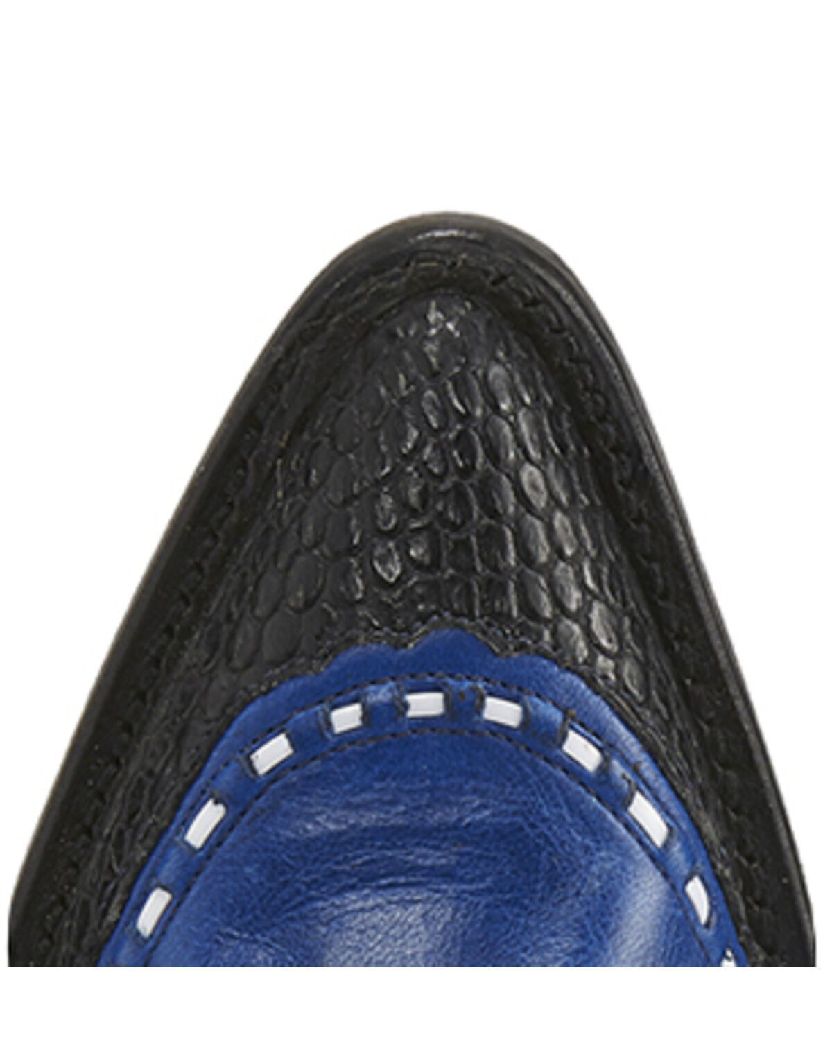 Image #6 - Tony Lama Women's Emilia Western Boots - Snip Toe, Blue, hi-res