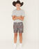 Image #1 - Hooey Boys' Printed Board Shorts, Grey, hi-res