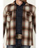 Image #3 - Pendleton Men's Lawson Ombre Plaid Print Long Sleeve Button-Down Shirt Jacket, Brown, hi-res