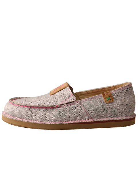 Image #3 - Twisted X Women's Tough Enough To Wear Pink Loafers - Moc Toe, Dark Grey, hi-res