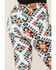 Image #4 - Ranch Dress'n Women's Santa Fe Southwestern Super Flare Jeans, Multi, hi-res