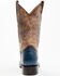 Image #5 - Cody James Men's Exotic Shark Western Boots - Broad Square Toe , Blue, hi-res