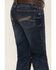 Image #4 - Wrangler 20X Boys' Dark Wash Slim Fit Vintage Bootcut Denim Jeans, Dark Wash, hi-res