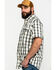 Image #3 - Carhartt Men's Plaid Print Rugged Flex Rigby Short Sleeve Work Shirt, Grey, hi-res