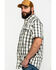Image #3 - Carhartt Men's Plaid Print Rugged Flex Rigby Short Sleeve Work Shirt , Grey, hi-res