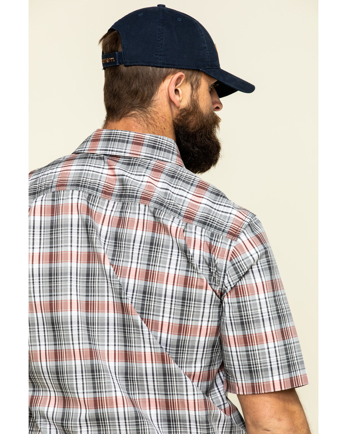 plaid carhartt hat