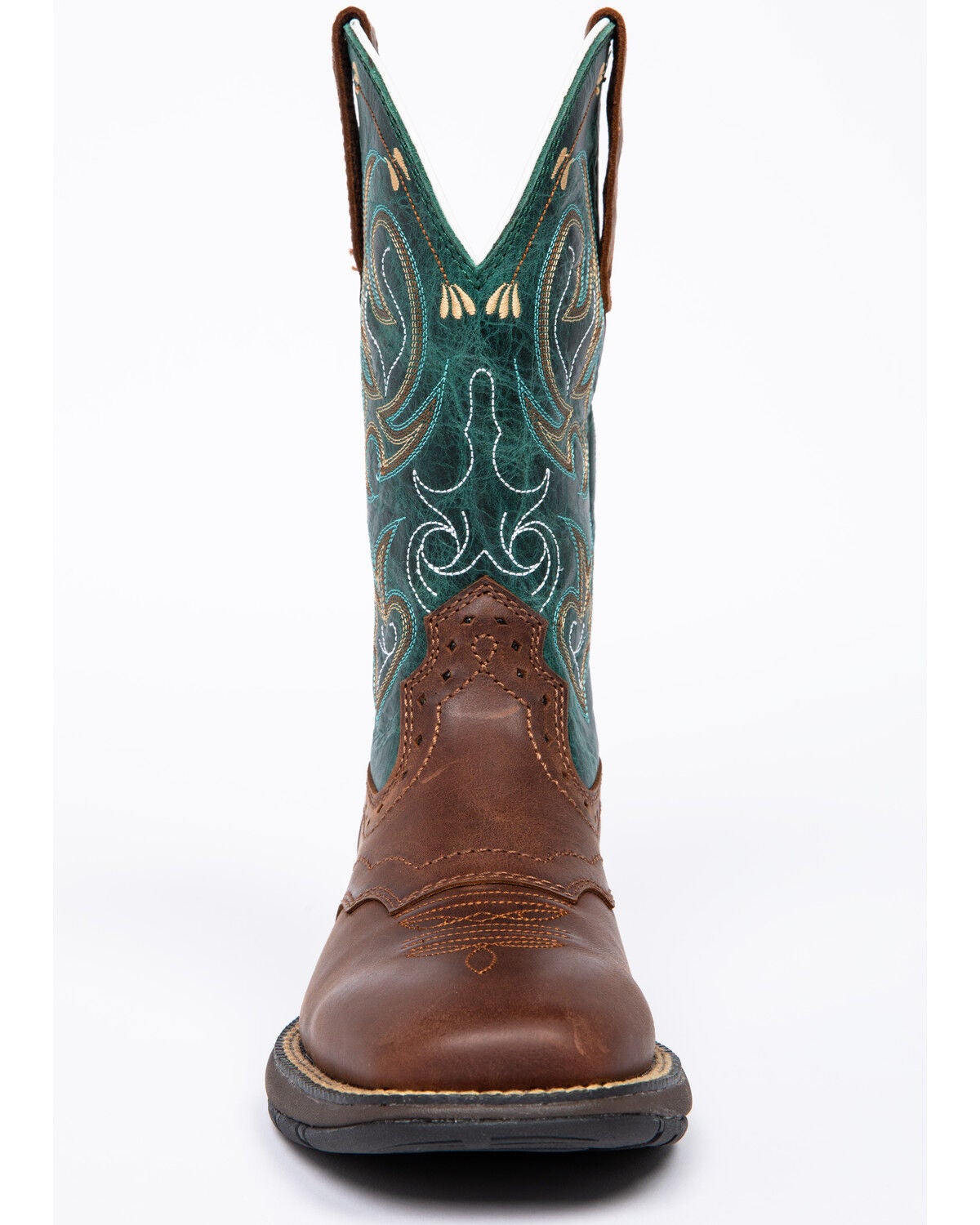 Image #4 - Shyanne Women's Xero Gravity Lite Turquoise Western Boots - Wide Square Toe, , hi-res