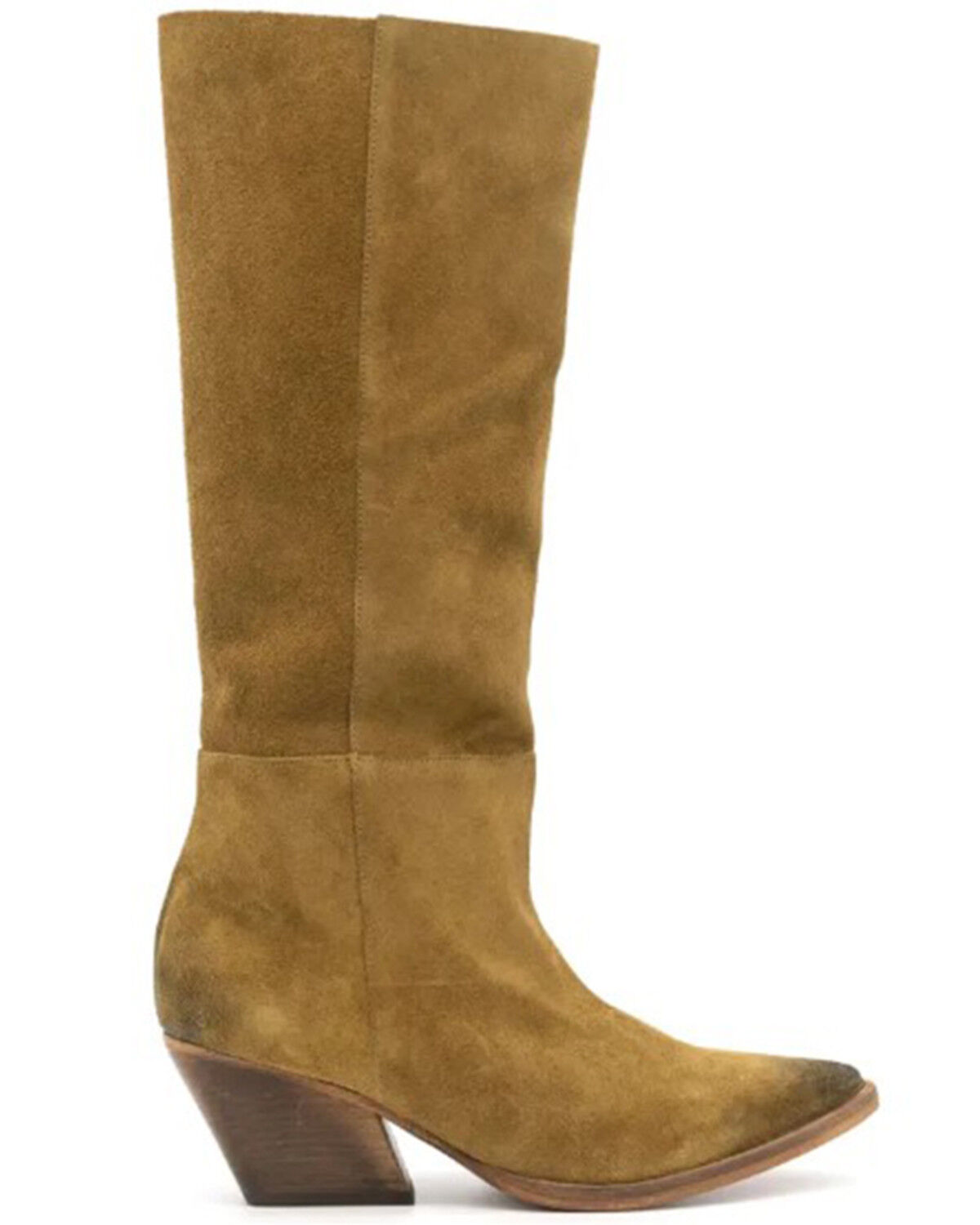 Image #2 - Golo Shoes Women's Brandy West Western Boots - Round Toe, Brandy Brown, hi-res