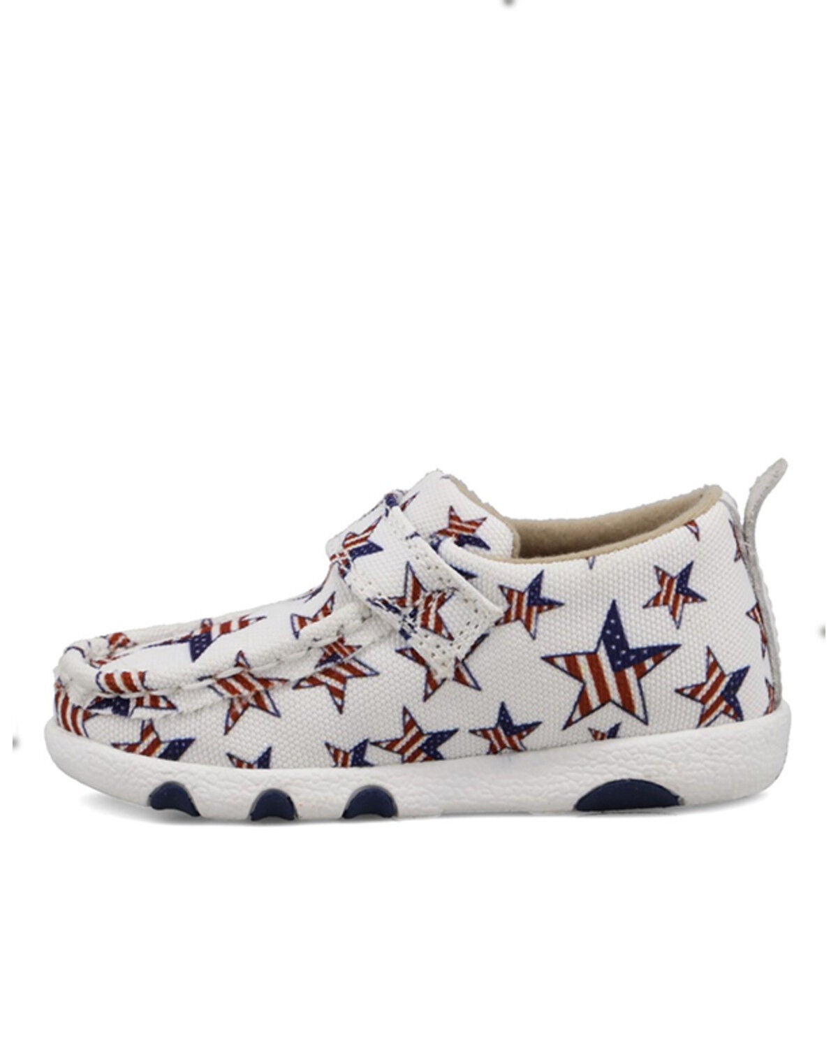 Image #3 - Twisted X Infant Boys' Patriotic Driving Moc Casual Shoes, Red/white/blue, hi-res