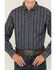 Image #3 - Ariat Boys' Classic Southwestern Print Long Button-Down Western Shirt, Blue, hi-res