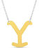 Image #2 - Montana Silversmiths Women's The Y Yellowstone Brand Necklace, Gold, hi-res