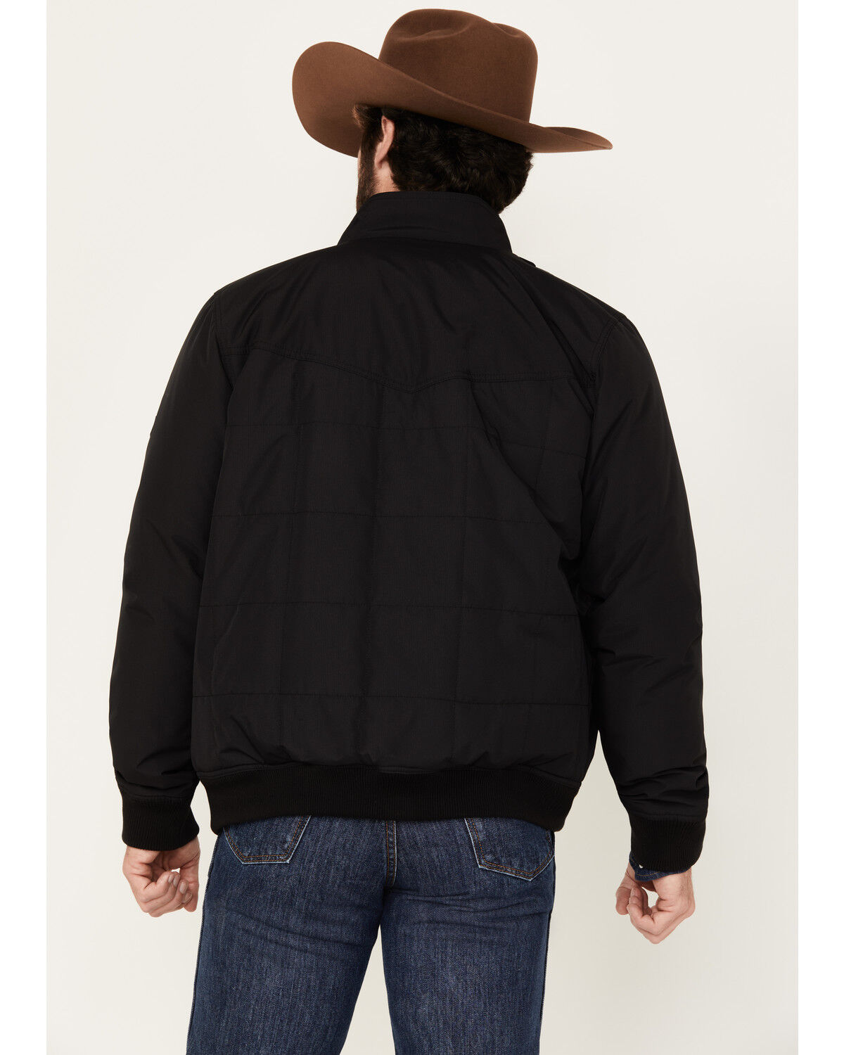 Image #4 - RANK 45® Men's Bart Solid Super Quilted Puffer Jacket, Black, hi-res
