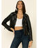 Image #3 - Mauritius Women's Christy Scatter Star Leather Jacket , Black, hi-res