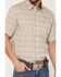 Image #3 - Cody James Men's Mind Trap Geo Print Short Sleeve Button-Down Stretch Western Shirt, Cream, hi-res