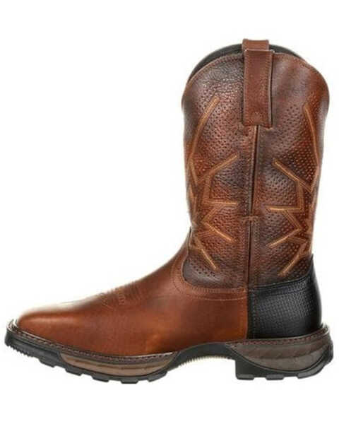 Image #3 - Durango Men's Maverick XP Western Work Boots - Steel Toe, Brown, hi-res