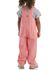 Image #3 - Carhartt Toddler Girls' Loose Fit Canvas Bib Overalls, Pink, hi-res