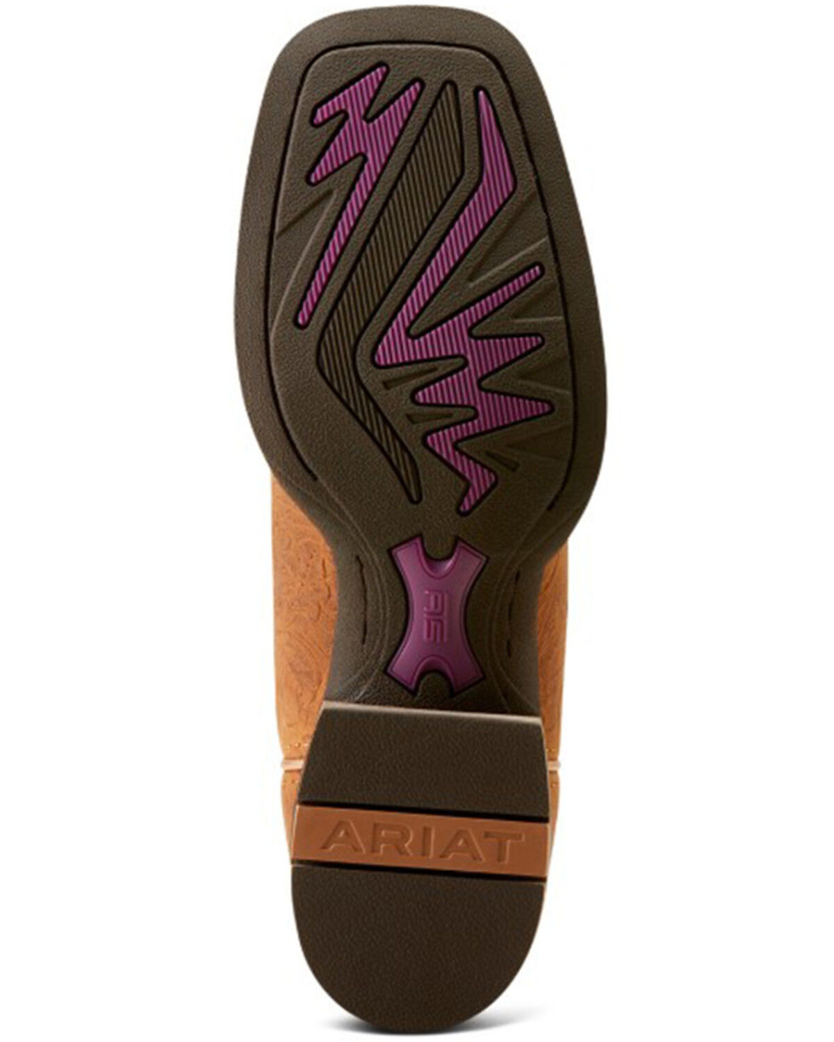Image #5 - Ariat Women's San Angelo VentTEK 360 Performance Western Boots - Broad Square Toe, Brown, hi-res